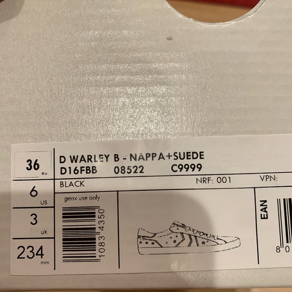 Geox leather & glitter shoes - Picture 6 of 6